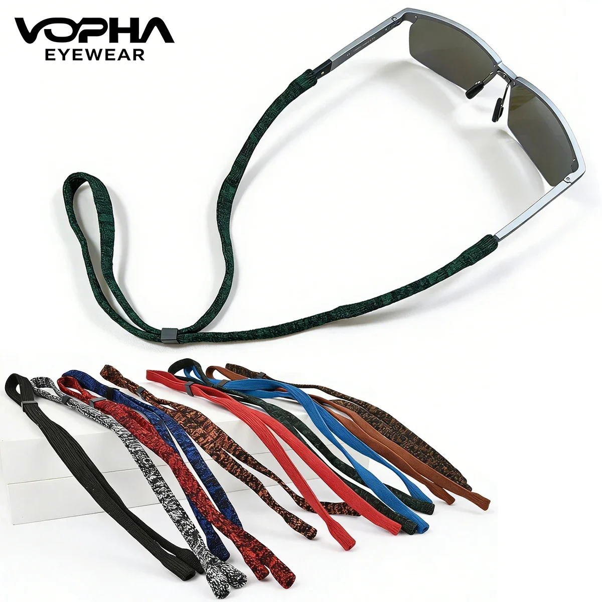 Men Accessories Neck Chain - Unisex sportzonnebril met antislipbescherming en elastische
