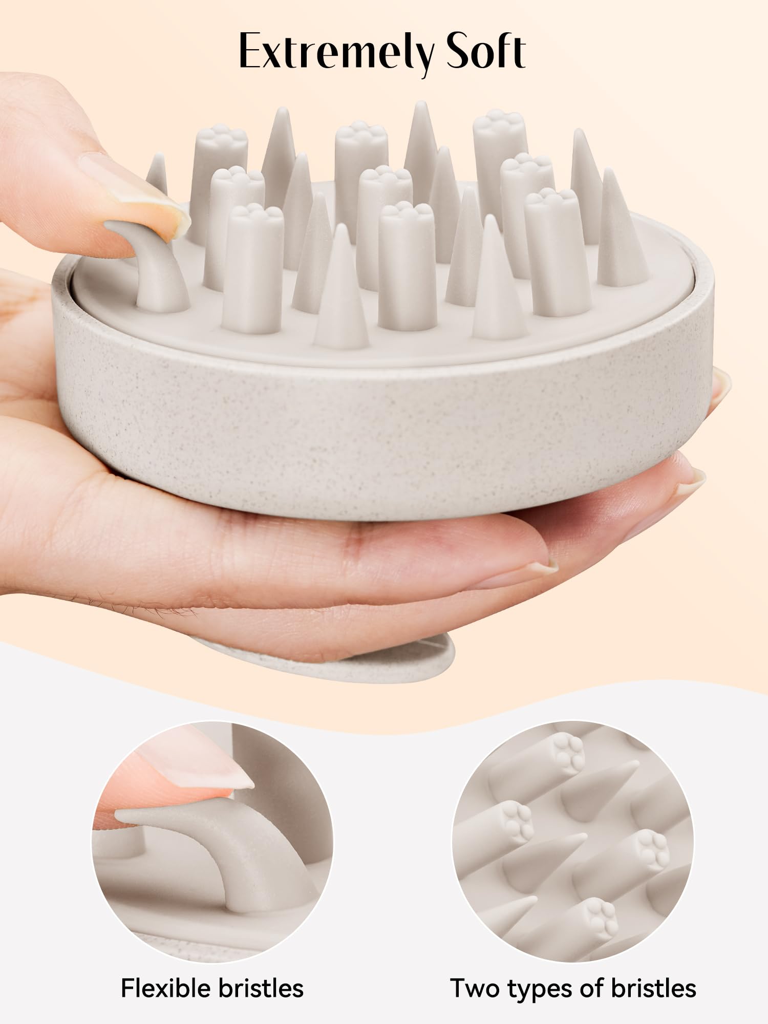 1 stuks hoofdhuidmassageborste - Men Accessories All recensie en prijs