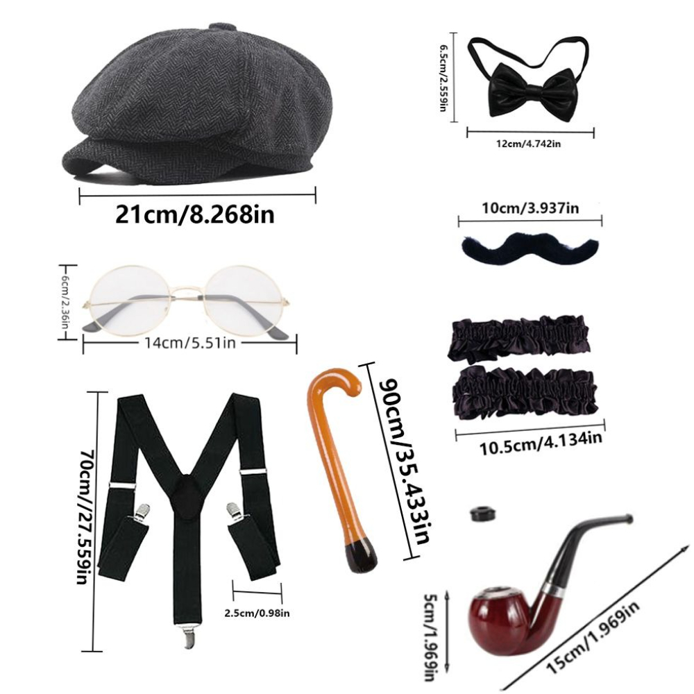 PESENAR Ouderenkostuum Accesso - Men'S Accessories In The 1920S recensie en prijs
